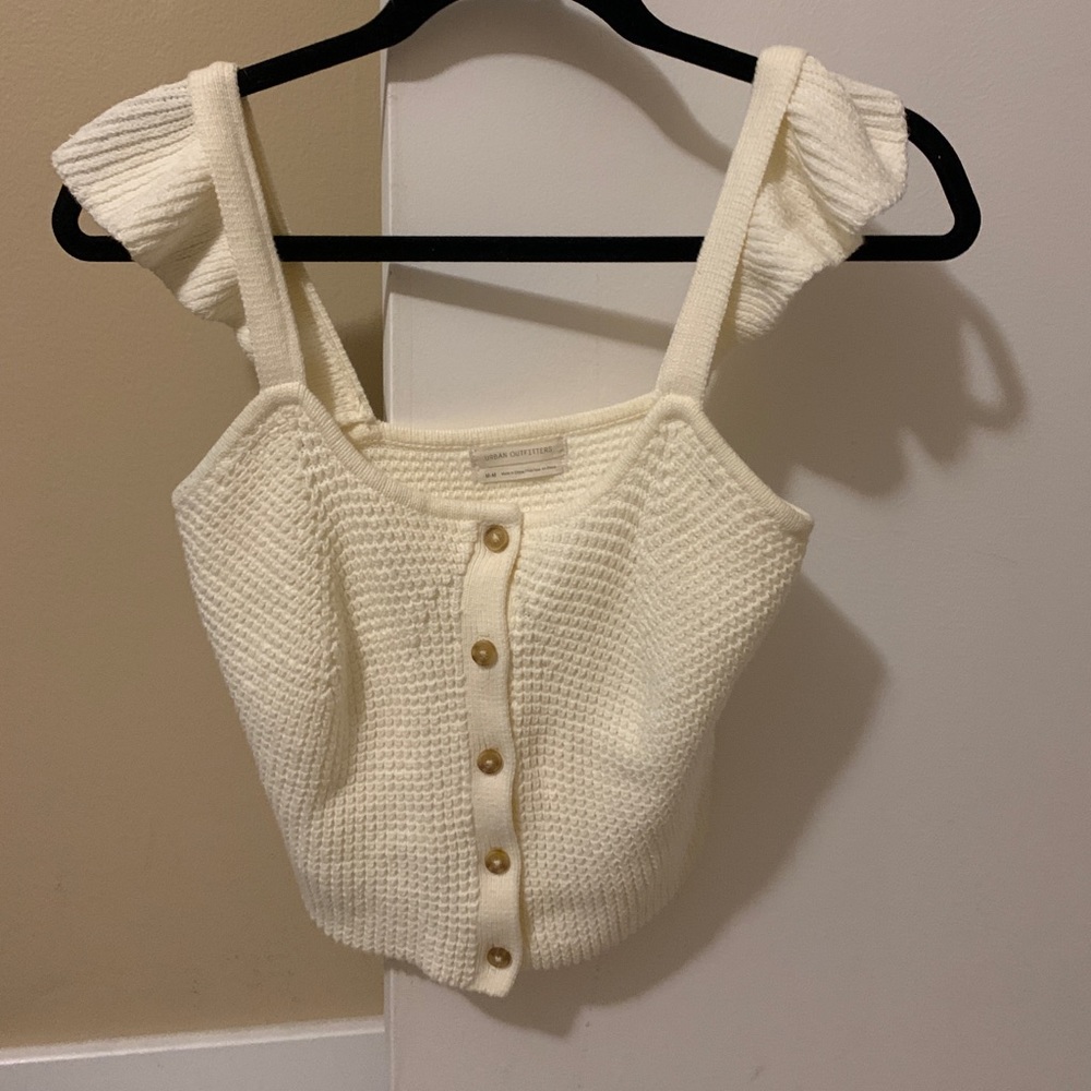 Knitted crop top